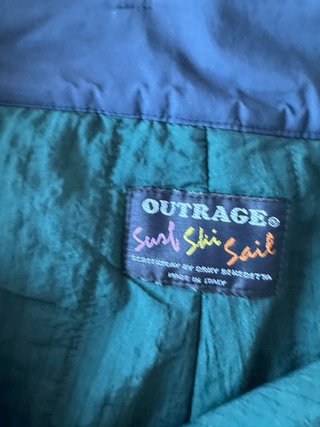 Pantaloni sci OUTRAGE con bretelle