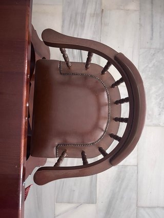 Mesa comedor de madera maciza con 8 sillas