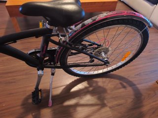 Bicicleta BTWIN 20 nera e rosa con marce