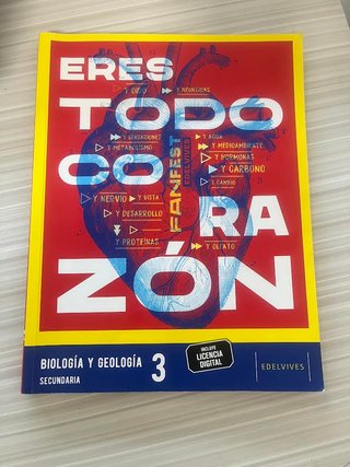 Libro Biologia y Geologia 3 ESO. Buen estado