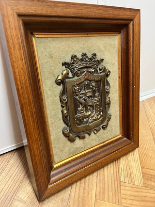 Escudo de Santander en Bronce