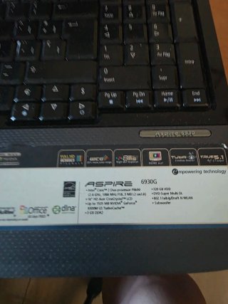 Acer Aspire 6930 Ordenador Portátil Negro