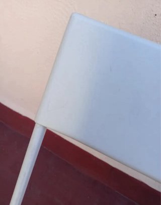 Silla plegable Ikea blanca