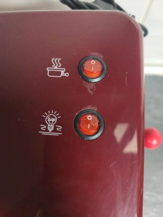 Máquina de palomitas estilo retro MxOnda