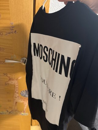 Camiseta Moschino Couture Milano Negra