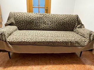 Sofá BOLL 2 plazas gris terciopelo
