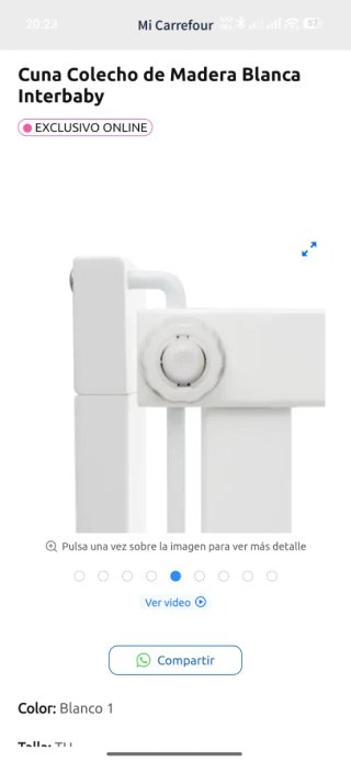 Cuna colecho convertible en escritorio