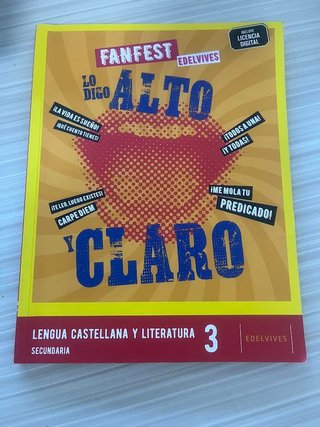 Lengua Castellana y Literatura 3 ESO. Buen estado