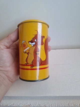 2 Scatole Banco Postal Vintage Bugs Bunny e Scoiattolo