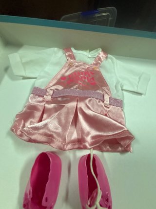 Conjunto Nenuco Vestido Rosa y Zapatos
