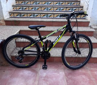 Bicicleta BH Spike Montaña Negra/Amarilla Fosfi