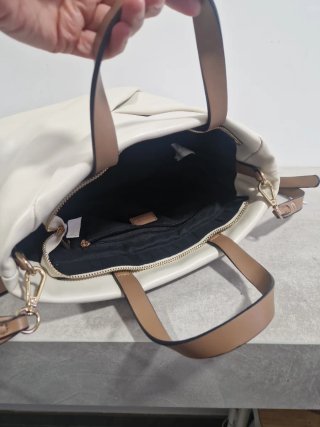Bolso Beige y Marrón