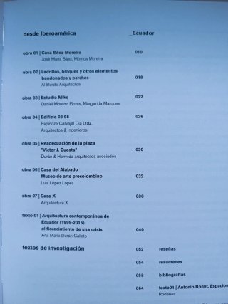 Revista arquitectura - RITA - volumen 3