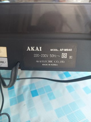 Giradischi Akai AP-M640 Automatico