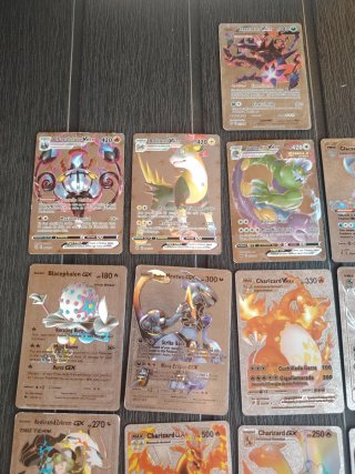 Colección de 21  Cartas Pokémon Plateadas