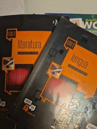 Libros de texto para 1º y 2º  ESO. Varias materias