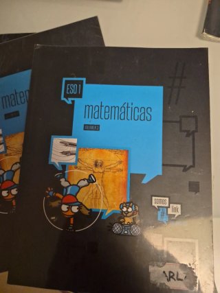 Libros de texto para 1º y 2º  ESO. Varias materias