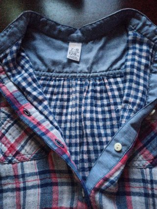 Vestido Zara cuadros 7-8 años 128cm
