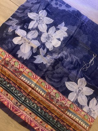 Funda cojín Desigual floral 75x75