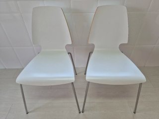 Conjunto Mesa cocina 125x75 + 2 Sillas Ikea blanco