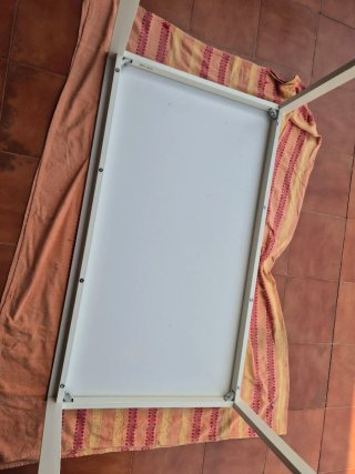 Conjunto Mesa cocina 125x75 + 2 Sillas Ikea blanco