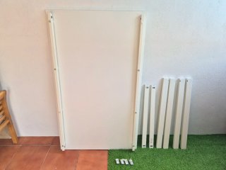 Conjunto Mesa cocina 125x75 + 2 Sillas Ikea blanco