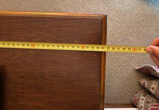 Cómoda de madera Almazán 3 cajones
