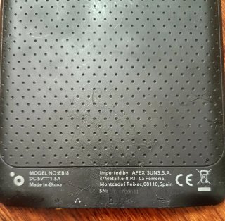 Sunstech EBI8 E-reader, 6"