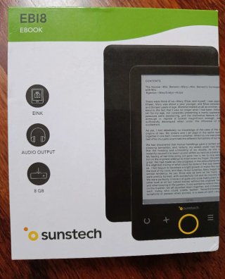 Sunstech EBI8 E-reader, 6"