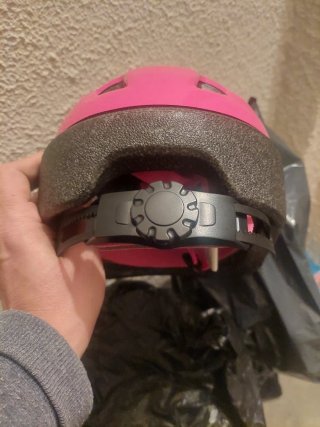 Casco Btwin rosa