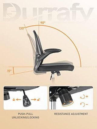 Silla de Oficina de Malla reposabrazos · NUEVA