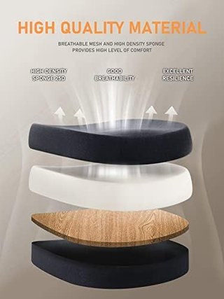 Silla de Oficina de Malla reposabrazos · NUEVA