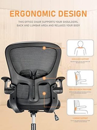 Silla de Oficina de Malla reposabrazos · NUEVA