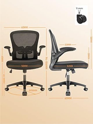 Silla de Oficina de Malla reposabrazos · NUEVA