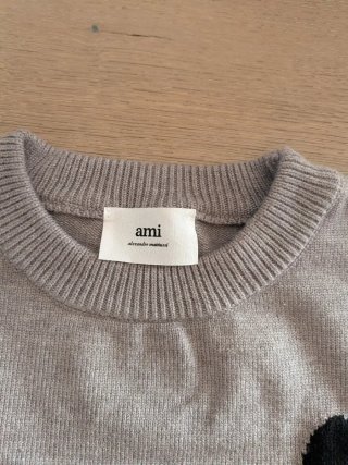 Jersey AMI Paris Corazón Negro Talla M