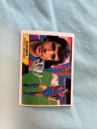 Cromo Alexanco FC Barcelona Liga 87-88