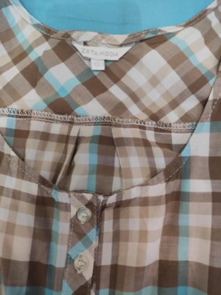 Vestido TS cuadros corto sin mangas