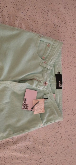 Pantalón Moschino Verde Mujer
