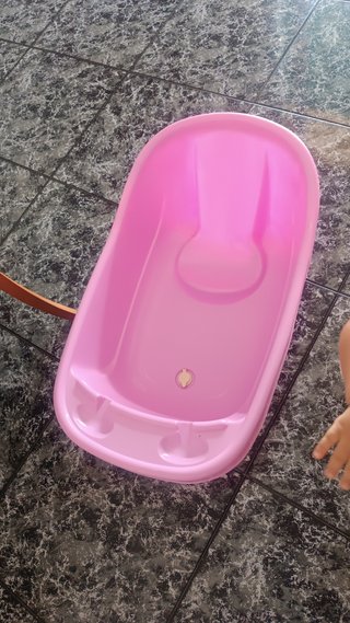 Bañera para bebé rosa