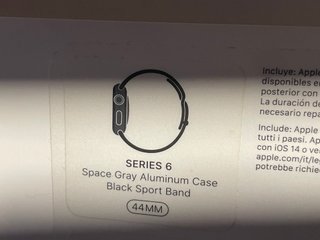 Apple Watch S6 44mm Space Gray GPS