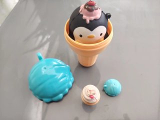 Smooshy Helado Juguete Azul