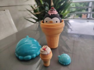 Smooshy Helado Juguete Azul