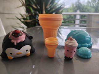 Smooshy Helado Juguete Azul