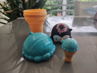 Smooshy Helado Juguete Azul