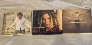 9 CDs Rosa, Chenoa y David Bisbal