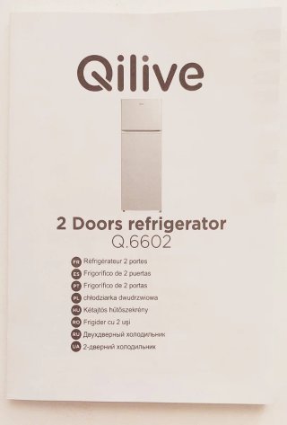 Frigorífico congelador marca Qilive blanco