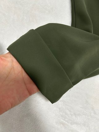 Pantalón cargo verde caqui Zara - Talla M (38)