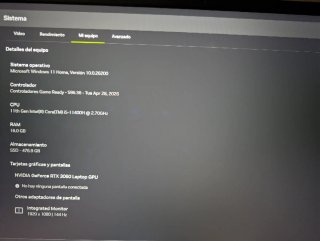 Portátil rtx 3060 Asus tuf gaming f15