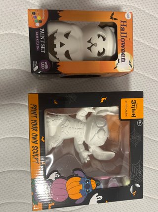 Figuras Halloween para pintar (2 uds)