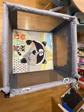 Parque Chicco Open Box Gris